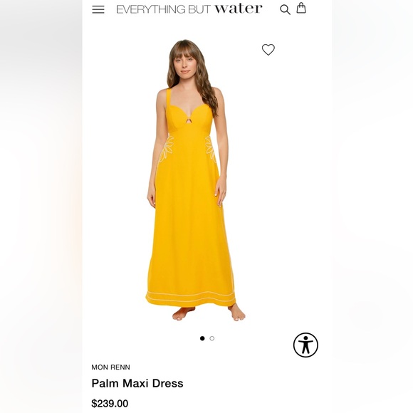 Mon Renn Dresses & Skirts - Gorgeous Mon Renn Palm Tree - Scenic Dress Size Small NWT